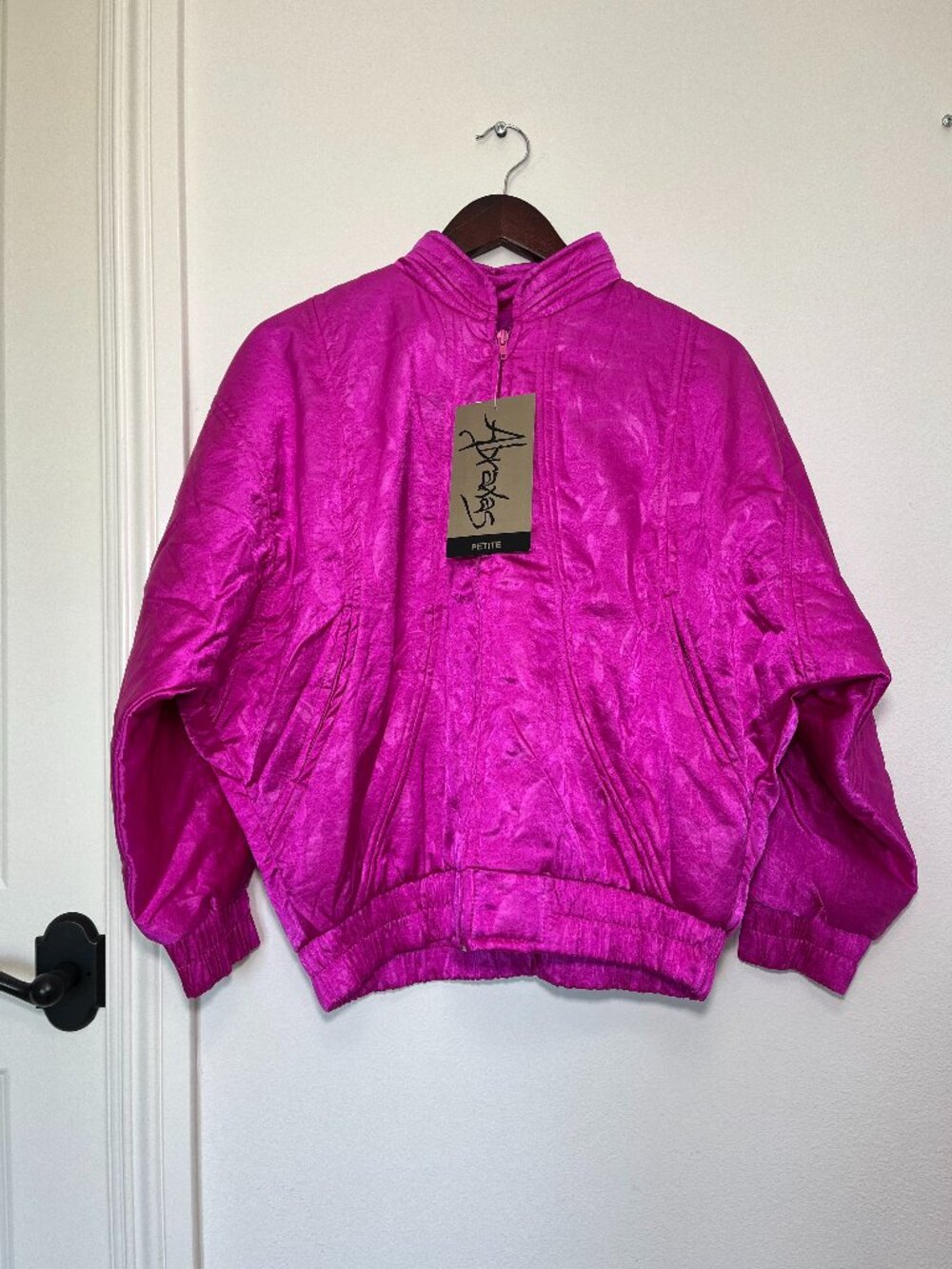 Abraxas Vintage Pink Nylon Bomber